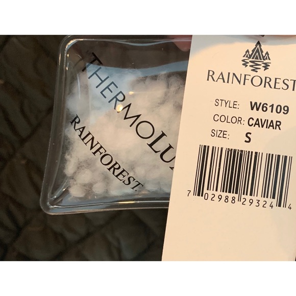 Rainforest Coat NWT Sz Small Caviar Front Zip - Picture 5 of 8